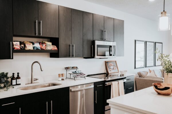 Apartment Kitchen with Appliances