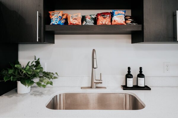 Kitchen Sink and Cabinets