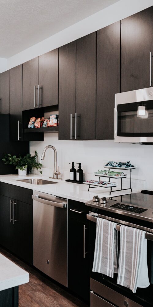 Apartment Kitchen with Appliances