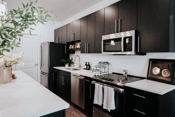 Apartment Kitchen with Appliances