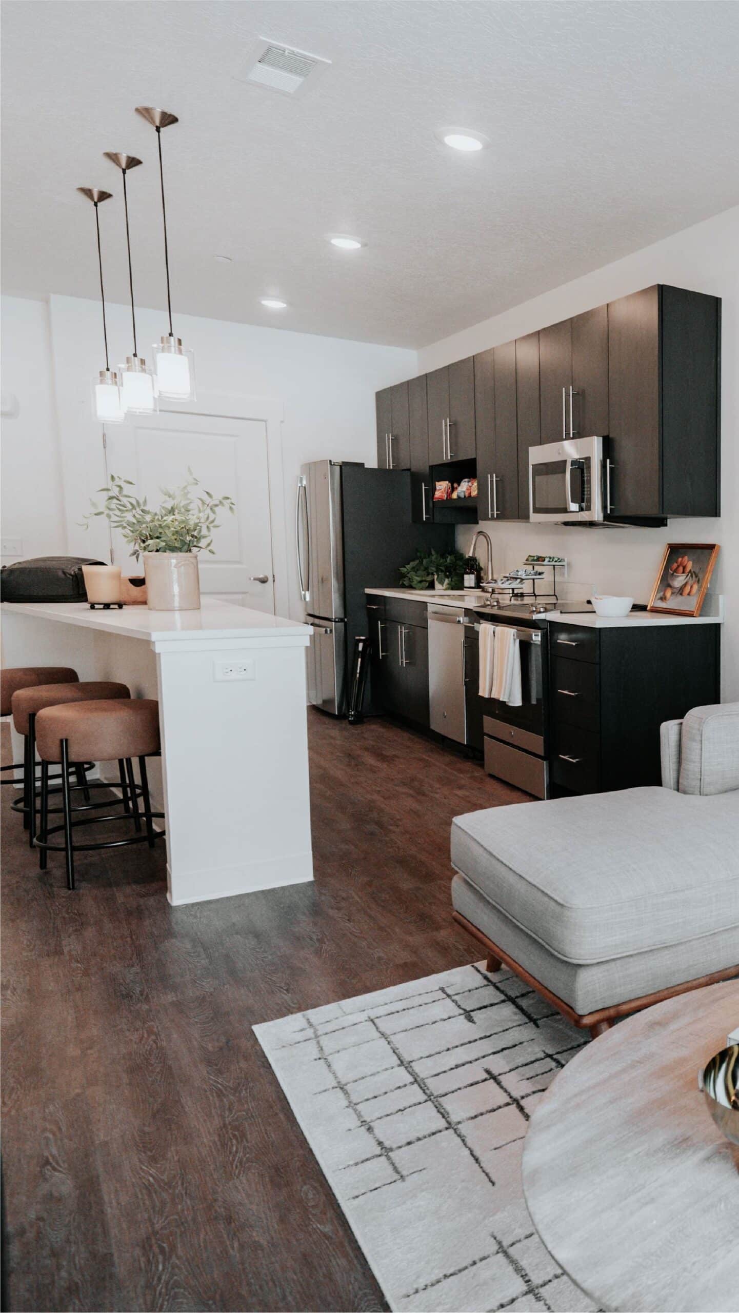 Apartment Kitchen with Appliances